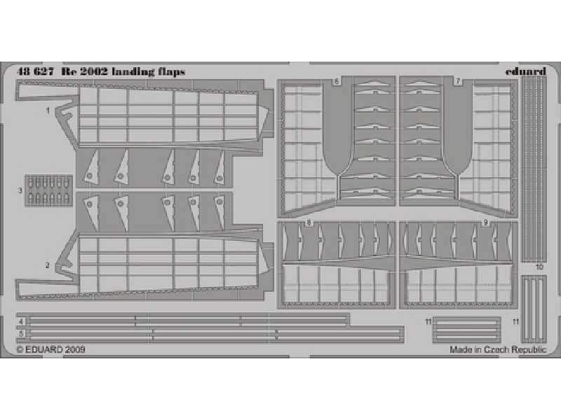 Re 2002 landing flaps 1/48 - Italeri - image 1