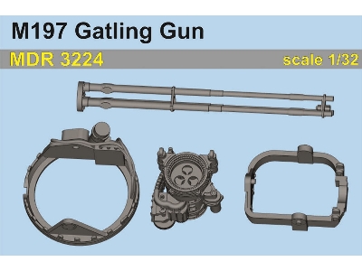 Bell Ah-1g Cobra M197 Gatling Gun (Designed To Be Used With Icm Kits) - image 1