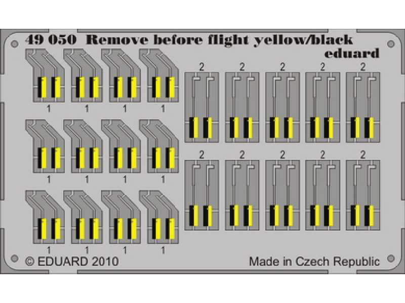 Remove Before Flight - yellow/ black 1/48 - image 1
