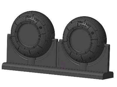 Mil Mi-24/mi-35 Helicopter Wheels Set (Designed To Be Used With Trumpeter Kits) - image 3