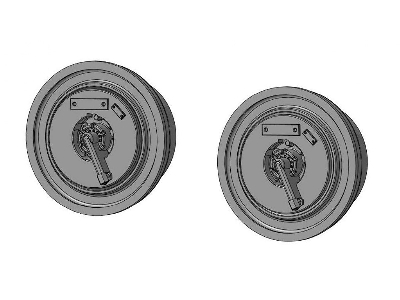 Mil Mi-24/mi-35 Helicopter Wheels Set (Designed To Be Used With Trumpeter Kits) - image 4