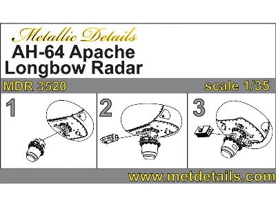 Boeing Ah-64 Apache Longbow Radar (Designed To Be Used With Academy Kits) - image 1