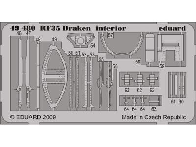 RF-35 Draken interior S. A. 1/48 - Hasegawa - image 1