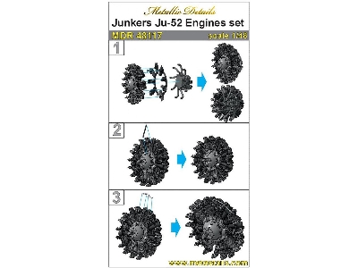 Junkers Ju-52 - Engines Set (Designed To Be Used With Monogram And Revell Kits) - image 1