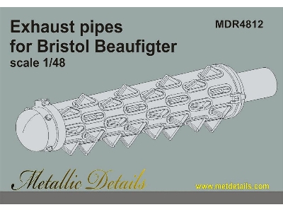 Bristol Beaufighter Mk. Vi / X - Exhaust Pipes (Designed To Be Used With Tamiya Kits) - image 1
