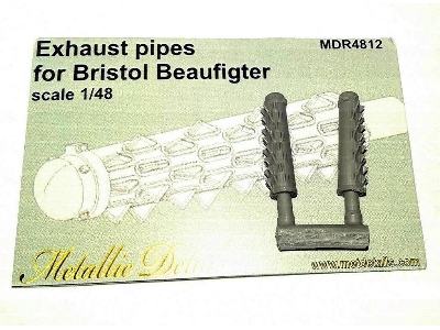 Bristol Beaufighter Mk. Vi / X - Exhaust Pipes (Designed To Be Used With Tamiya Kits) - image 2