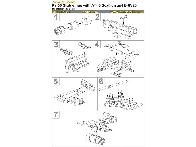 Kamov Ka-50 Hokum Stub Wing With At-16 Scallion And B-8v20 (Designed To Be Used With Italeri And Revell Kit) - image 8