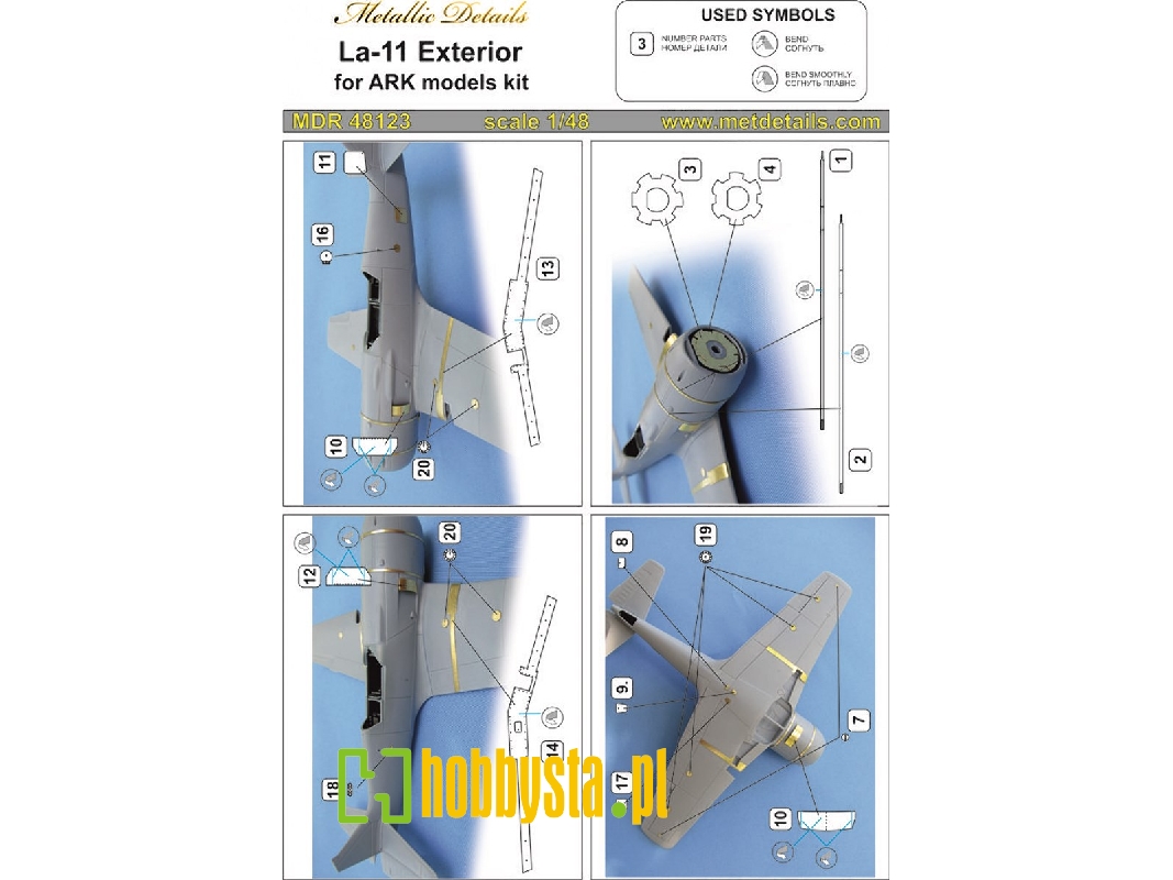 Lavochkin La-11 Exterior (Designed To Be Used With Ark Models Kits) - image 1
