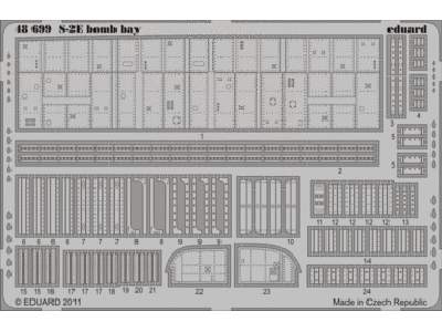 S-2E bomb bay 1/48 - Kinetic - image 1