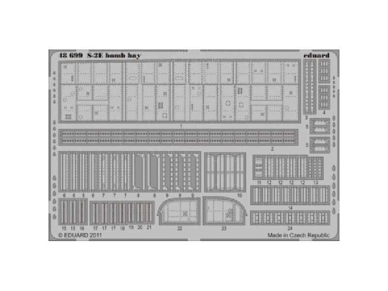 S-2E bomb bay 1/48 - Kinetic - image 1