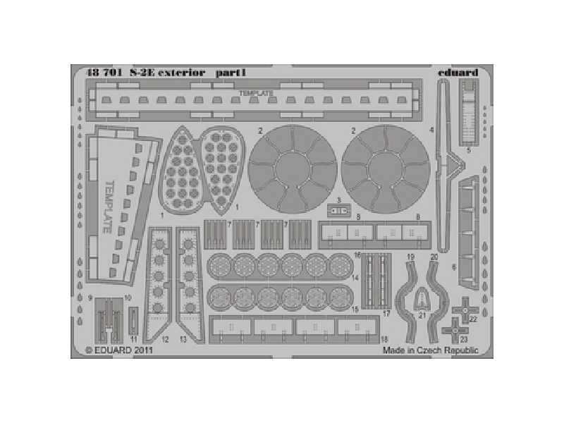 S-2E exterior 1/48 - Kinetic - image 1