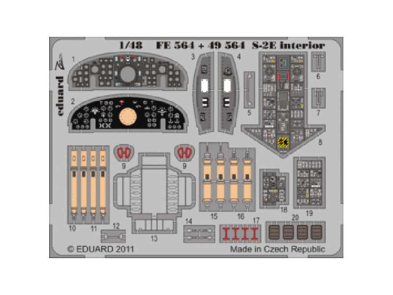 S-2E interior S. A 1/48 - Kinetic - image 1