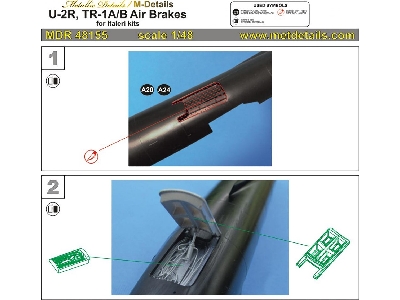 Lockheed U-2 R And Tr-1 A/b - Air Brakes (Designed To Be Used With Italeri Kits) - image 1