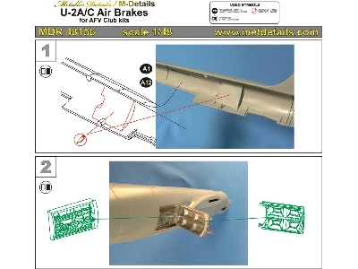 Lockheed U-2 A/c - Air Brakes (Designed To Be Used With Afv Club Kits) - image 1