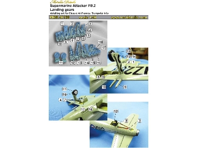 Supermarine Attacker Fb.2. - Landing Gears (Designed To Be Used With Classic Airframes And Trumpeter Kits) - image 2