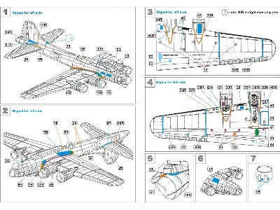 Boeing B-17 G Flying Fortress - Exterior Part 2 (For Monogram Kits) - image 2