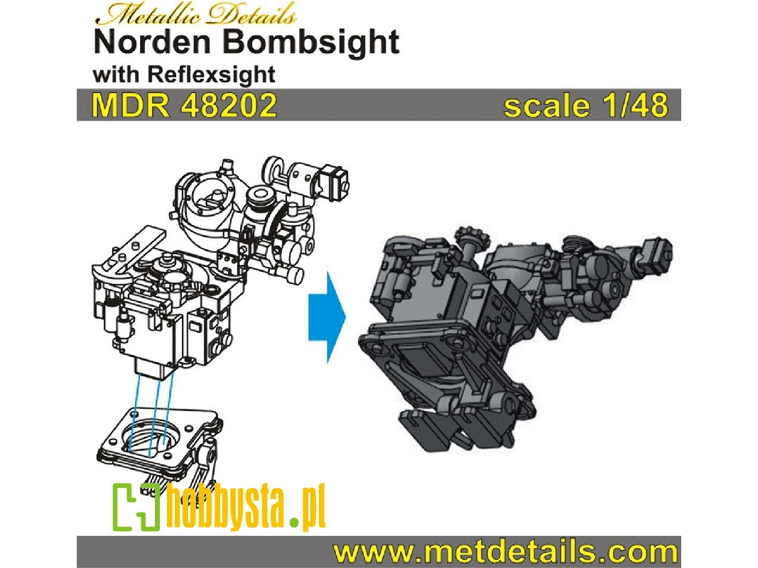 Norden Bombsight With Reflexsight (3 Pcs) - image 1