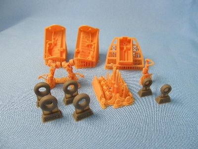 Bell Mv-22 Osprey - Landing Gears Set (Designed To Be Used With Hobby Boss Kits) - image 1