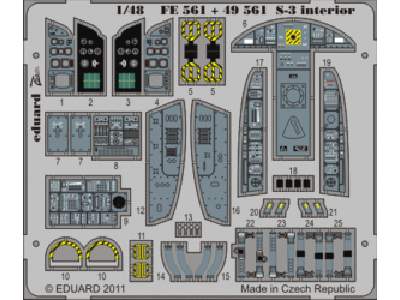 S-3 interior S. A. 1/48 - Italeri - image 1
