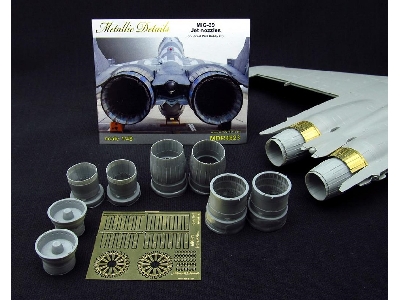 Mikoyan Mig-29 9-13/smt/as Fulcrum - Jet Nozzles (For Great Wall Hobby Kits) - image 1