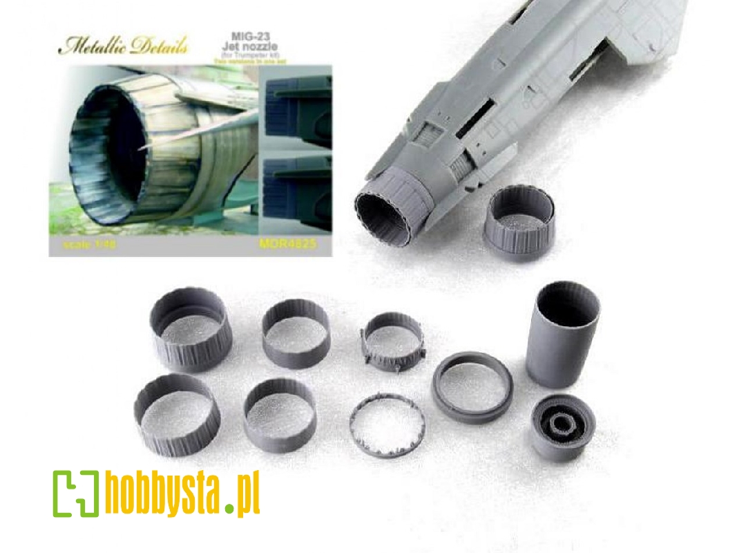 Mikoyan Mig-23 M/mf/ml/mld/bn - Jet Nozzle (Designed To Be Used With Trumpeter Kits) - image 1 Mikoyan Mig-23 M/mf/ml/mld/bn - Jet Nozzle (Designed To Be Used With Trumpeter Kits) - image 1