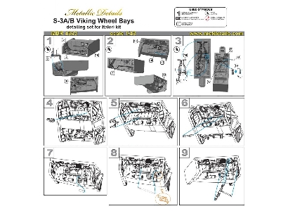 Lockheed S-3 A/b Viking - Wheel Bays (Designed To Be Used With Italeri Kits) - image 1