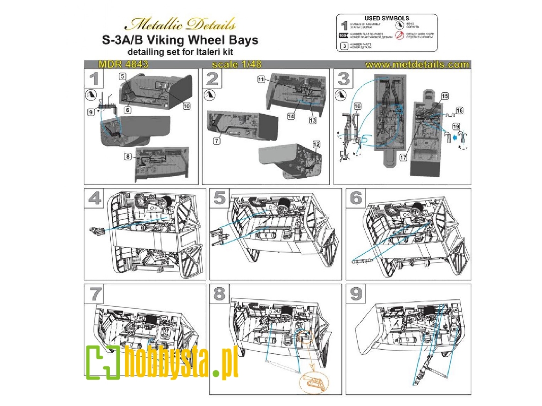 Lockheed S-3 A/b Viking - Wheel Bays (Designed To Be Used With Italeri Kits) - image 1