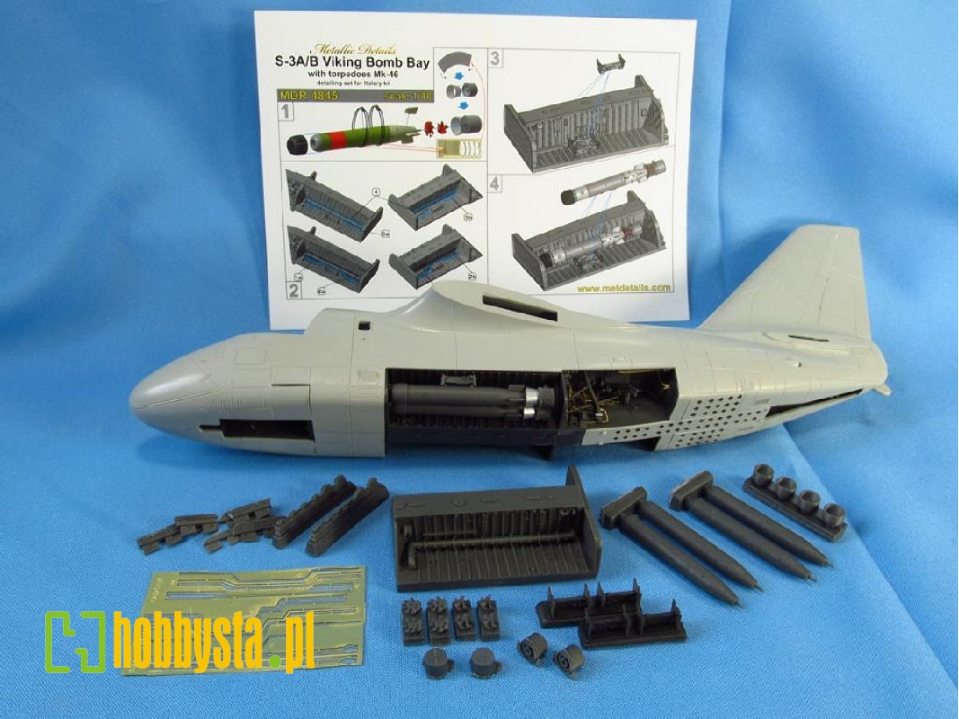 Lockheed S-3 A/b Viking - Bomb Bay With Torpedoes Mark 46 (For Italeri Kits) - image 1