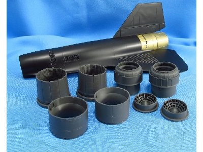 Lockheed Sr-71 Blackbird - Jet Nozzles (Designed To Be Used With Italeri And Testors Kits) - image 2