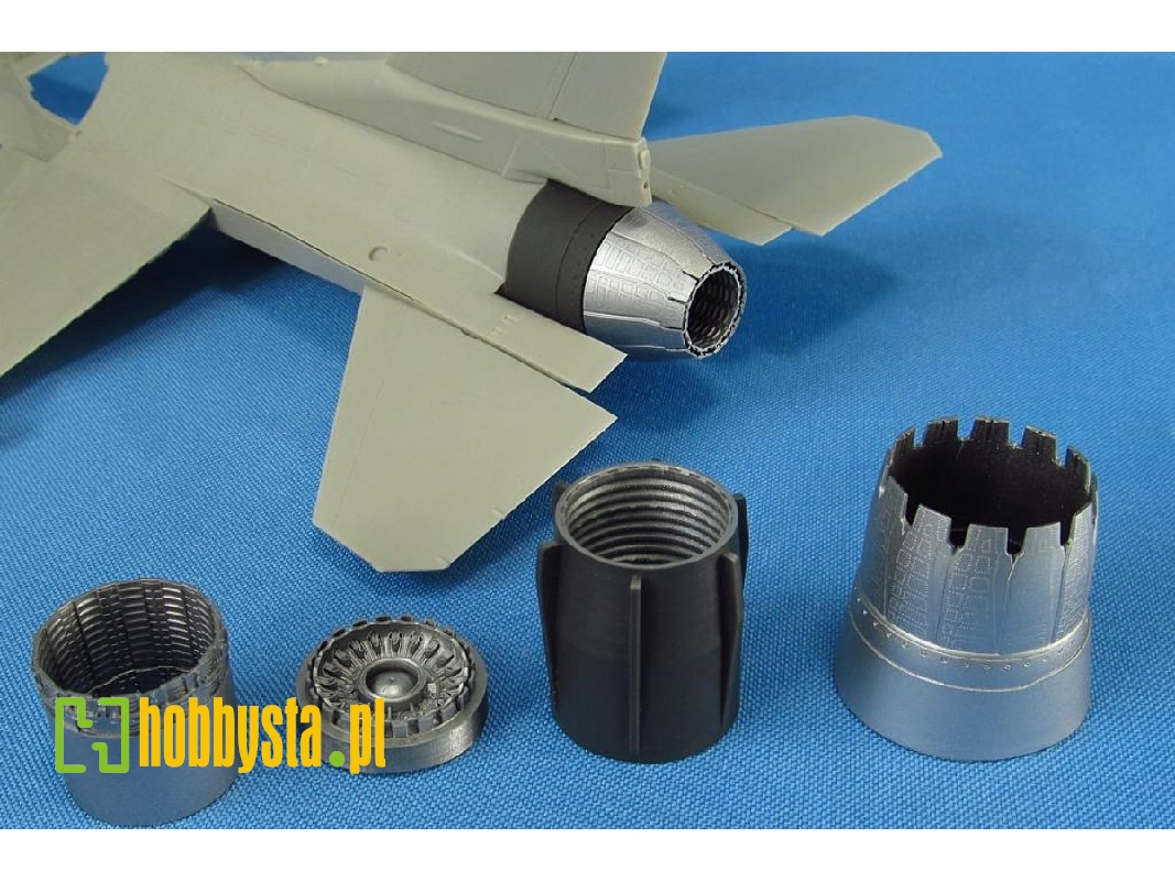 Lockheed-martin F-16 C - Opened Jet Nozzle For Engine F110 (Designed To Be Used With Tamiya Kits) - image 1