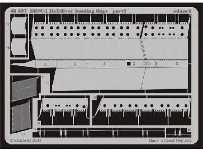 SB2C-1 landing flaps 1/48 - Accurate Miniatures - image 3