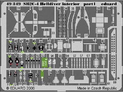 SB2C-4 interior 1/48 - Accurate Miniatures - image 3