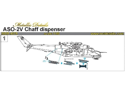 Aso-2v Chaff Dispenser For Mi-24 V/vp - image 4
