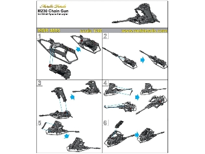 Boeing/hughes Ah-64 - Chain Gun M230 (Designed To Be Used With Academy And Hasegawa Kits) - image 1