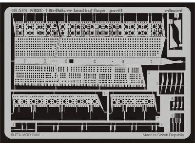 SB2C-4 landing flaps 1/48 - Accurate Miniatures - image 2