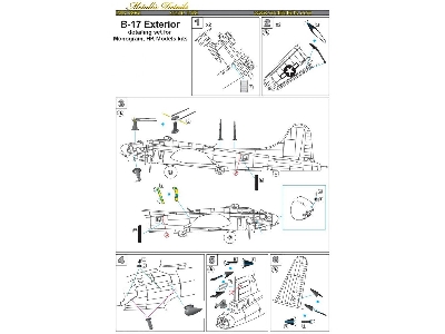 Boeing B-17 F/g Flying Fortress - Exterior Details (For Hong Kong Models And Monogram Kits) - image 8