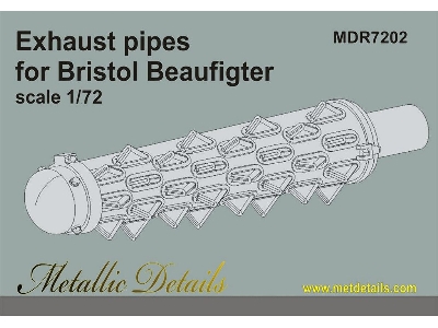 Bristol Beaufighter Mk.Vi/x/21 - Exhaust Pipes (Designed To Be Used With Airfix, Hasegawa And Hobby 2000 Kits) - image 1