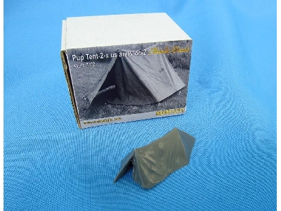 Us Wwii Pup Tent-2-x (2 Men Tent, 1 Piece) - image 1