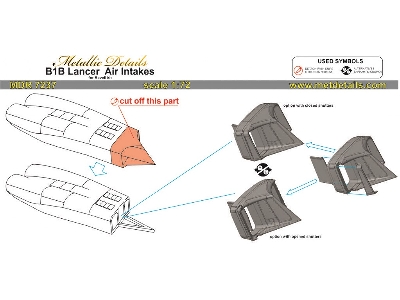 Rockwell B-1 B Lancer - Air Intakes (Designed To Be Used With Monogram And Revell Kits) - image 10