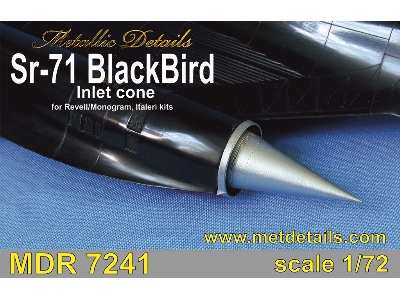 Lockheed Sr-71 Blackbird - Inlet Cone (Designed To Be Used With Italeri, Monogram And Revell Kits) - image 1