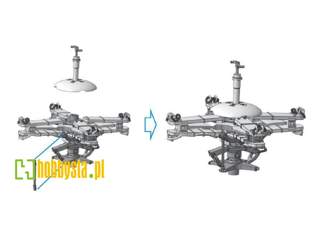 Aerospatiale As.365 Dauphin And Hh-65 - Main Rotor (Designed To Be Used With Dream Models And Revell Kits) - image 1