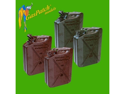 German Fuel Jerry Cans 1939 Abp &amp; Schwelm (12 Pcs) - image 1