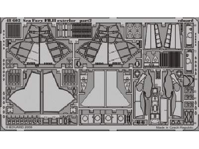 Sea Fury FB. II exterior 1/48 - Trumpeter - image 3