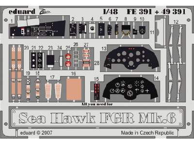 Sea Hawk FGR Mk.6 S. A. 1/48 - Trumpeter - image 2