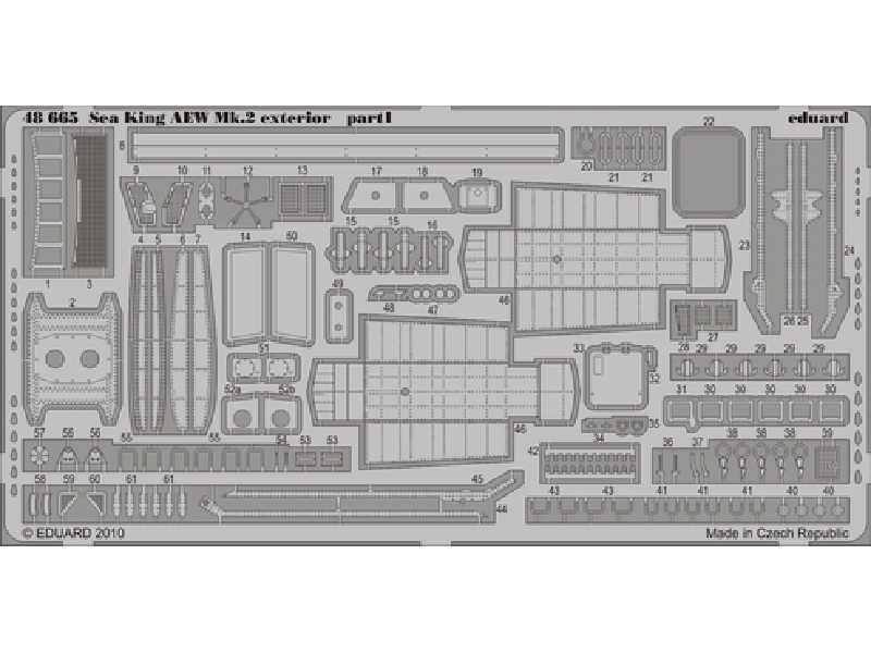 Sea King AEW Mk.2 exterior 1/48 - Hasegawa - image 1