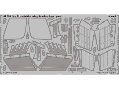 Sea Vixen landing flaps,  folded wing 1/48 - Airfix - image 1