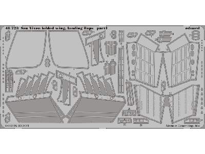 Sea Vixen landing flaps,  folded wing 1/48 - Airfix - image 2