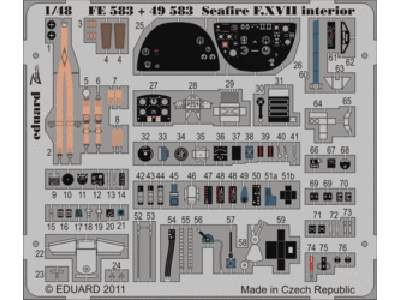 Seafire F. XVII S. A. 1/48 - Airfix - image 1