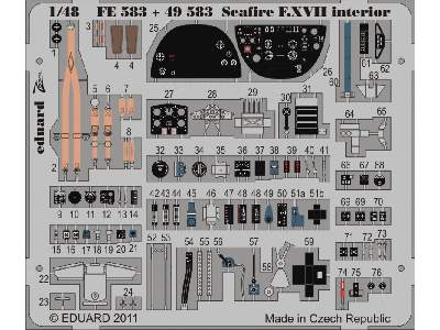 Seafire F. XVII S. A. 1/48 - Airfix - image 2