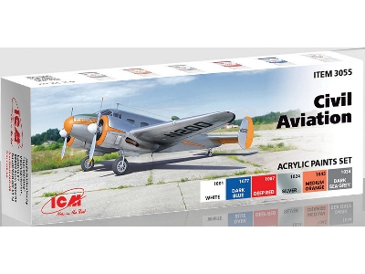 Acrylic Paints Set For Civil Aviation - image 1